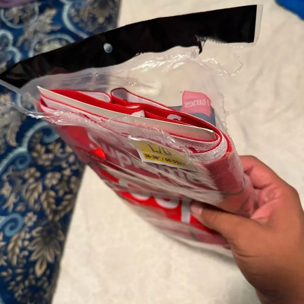 Supreme Men's Red Boxers-and-briefs